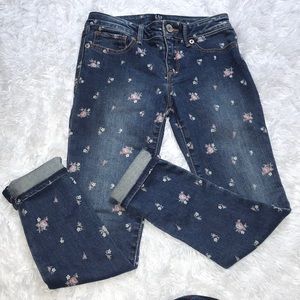 GAP Girl’s Skinny Jeans Floral